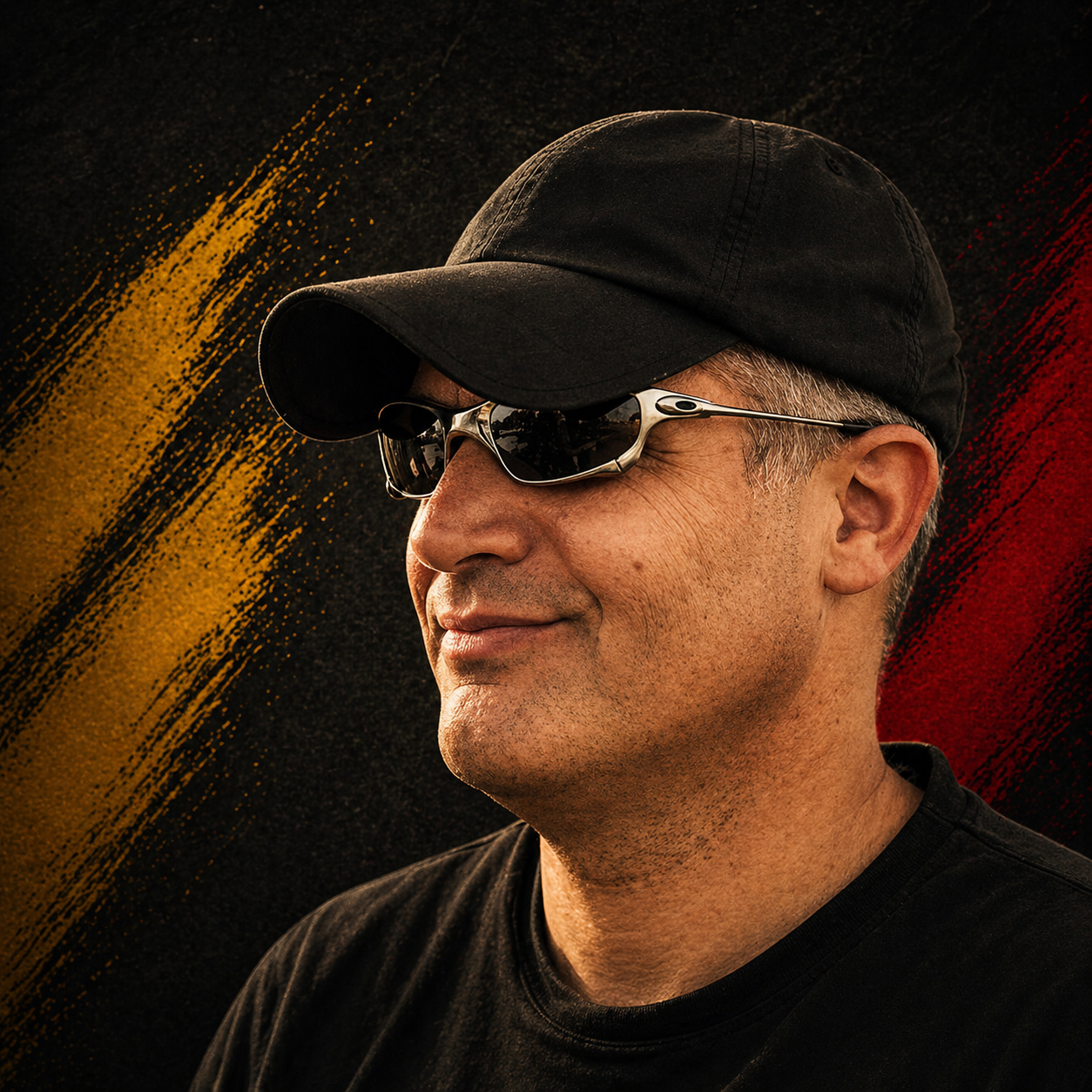 Portrait stylisé de Joseph Mavor